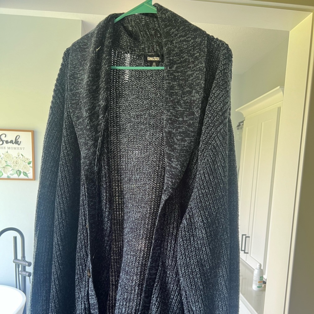 Kingsize 4xlt cardigan blue
